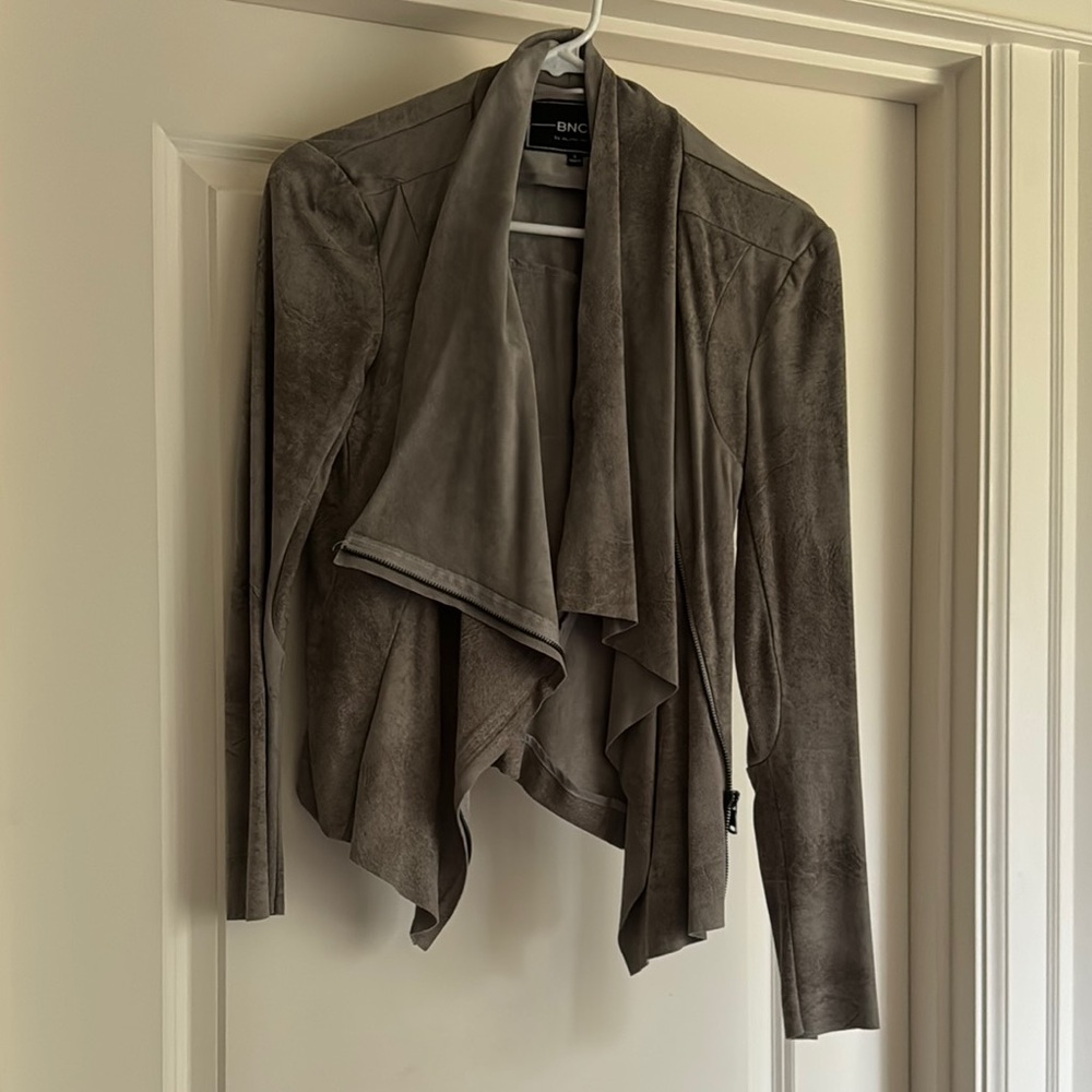 BNC Gray Suede Jacket